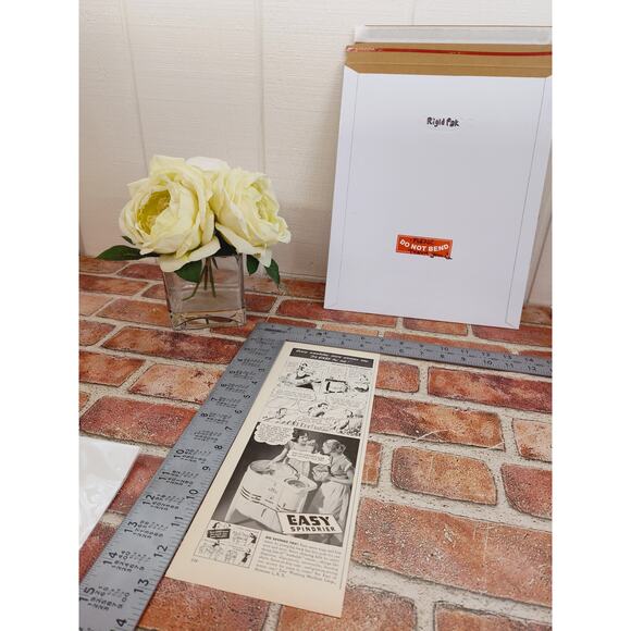 1950 Easy Spindrier Laundry Washday Easier Now for Housewives Vtg Print Ad - Picture 5 of 7